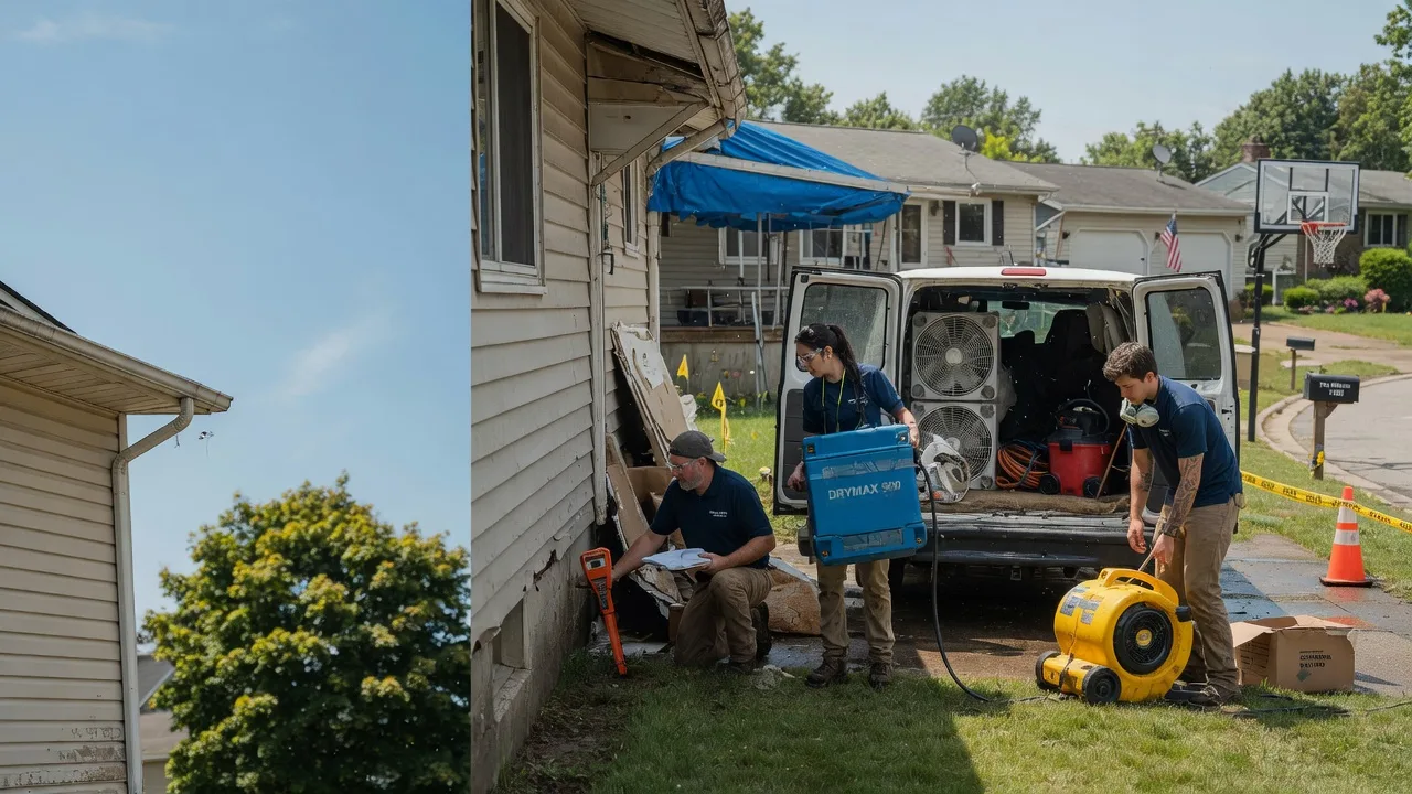 Ceiling Leak Cleanup in Canal Fulton, OH near me