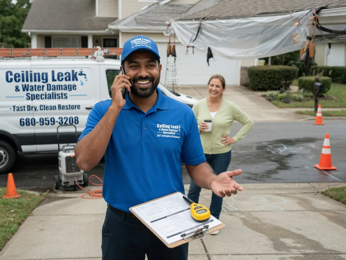 Ceiling Leak Cleanup Canal Fulton, OH FAQs